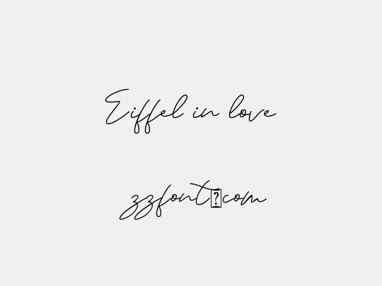 Eiffel in love