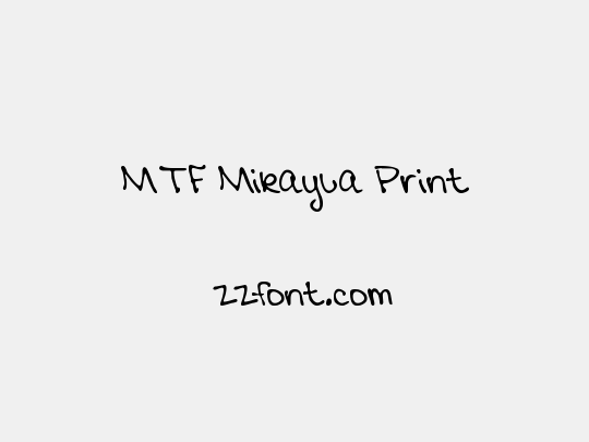 MTF Mikayla Print