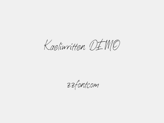 Kaeliwritten DEMO