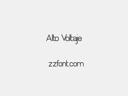 Alto Voltaje