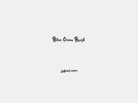 Blue Ocean Brush