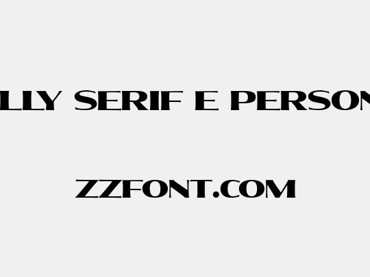 Molly Serif E PERSONAL