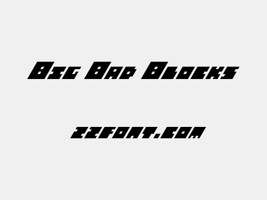 Big Bad Blocks