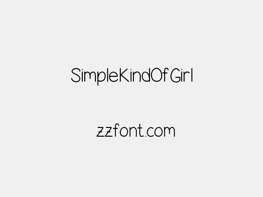 SimpleKindOfGirl