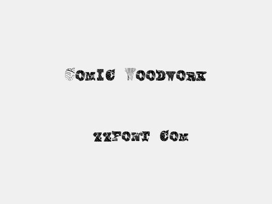 Comic Woodwork