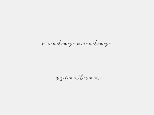 sunday monday