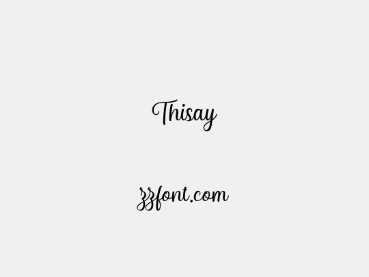Thisay