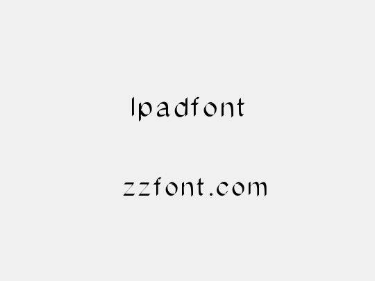 Ipadfont