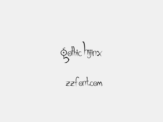 Gothic Hijinx