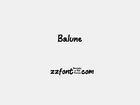 Balune