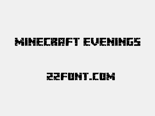 Minecraft Evenings