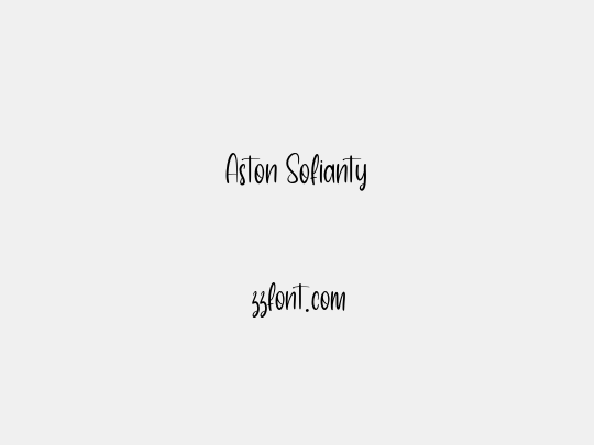 Aston Sofianty
