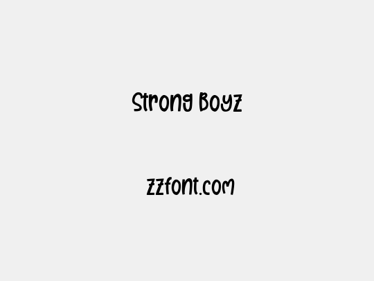 Strong Boyz