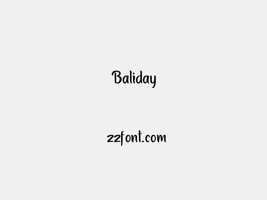 Baliday