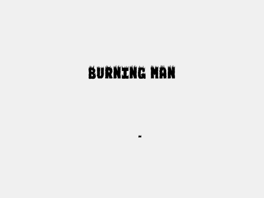 BURNING MAN