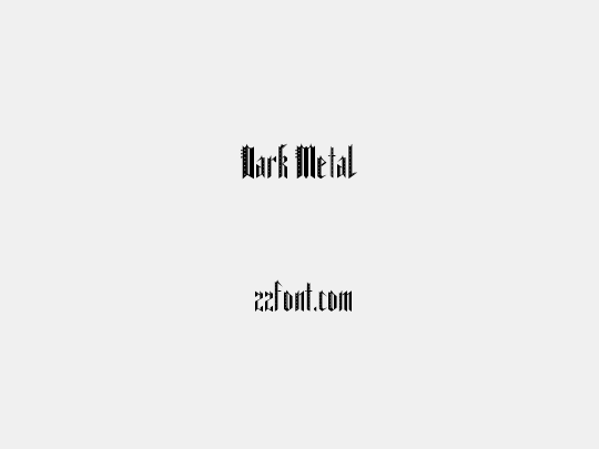 Dark Metal