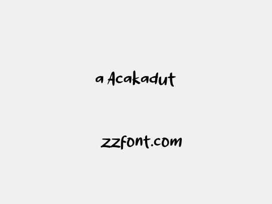 a Acakadut