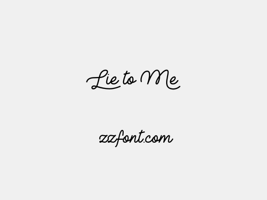 Lie to Me