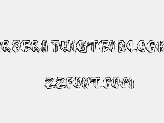 Barbera Twisted Blocks