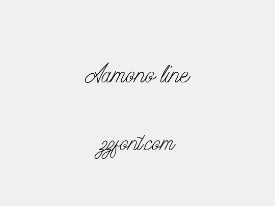 Aamono line