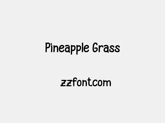Pineapple Grass