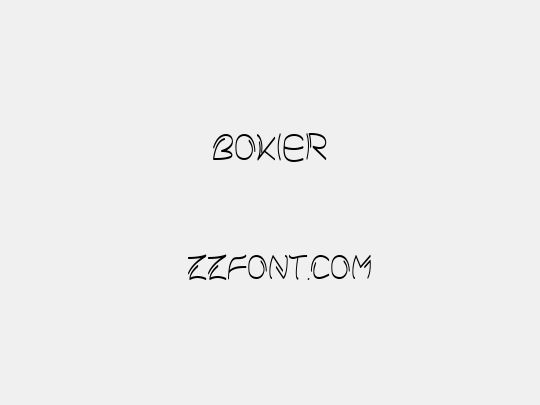 Bokier