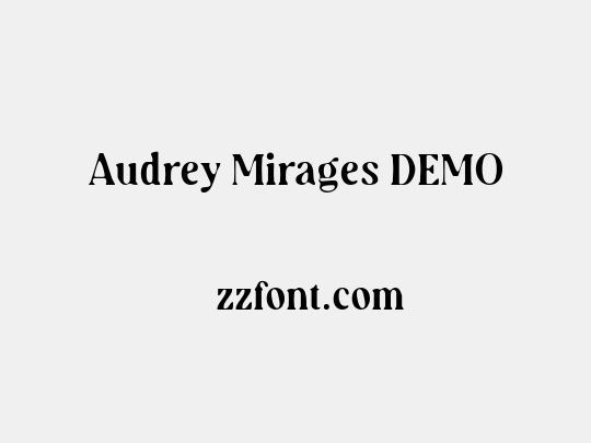 Audrey Mirages DEMO