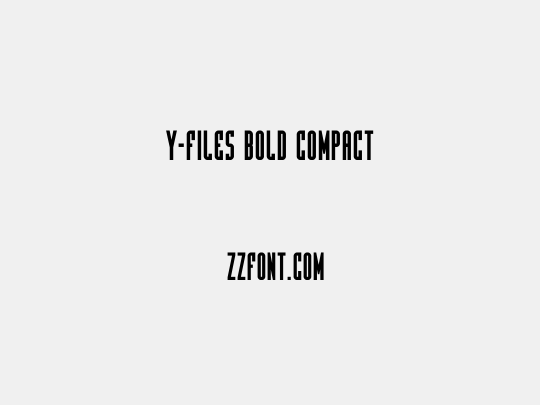Y-Files Bold Compact