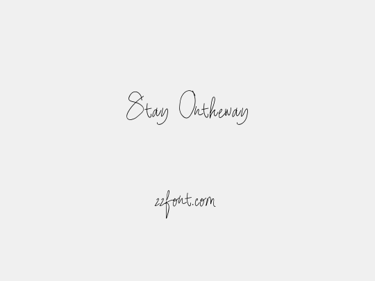 Stay Ontheway
