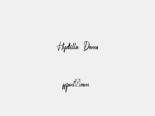 Hydrilla Demo