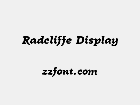 Radcliffe Display
