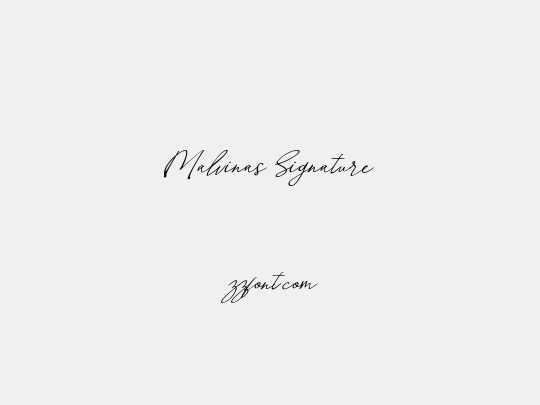 Malvinas Signature