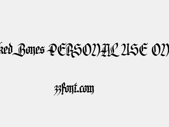 Inked Bones PERSONAL USE ONLY