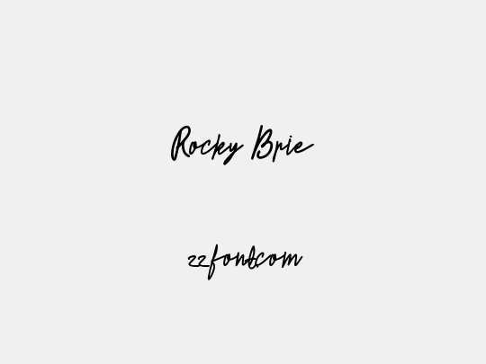 Rocky Brie