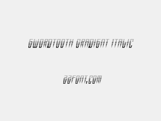 Swordtooth Gradient Italic