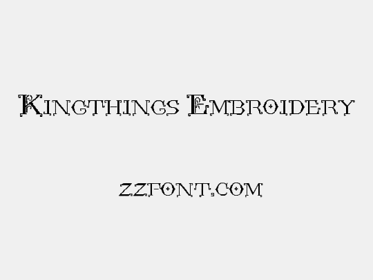 Kingthings Embroidery