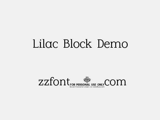 Lilac Block Demo