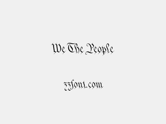 We The People