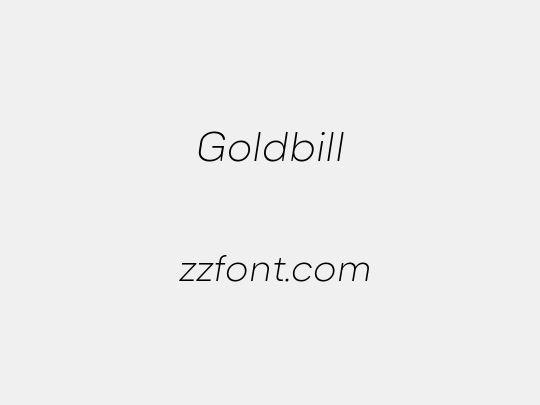 Goldbill