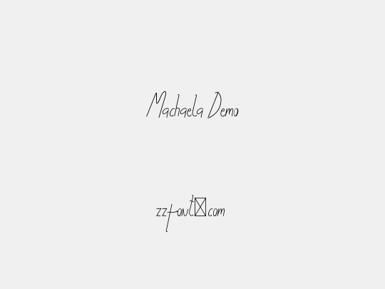 Machaela Demo