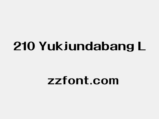 210 Yukjundabang L