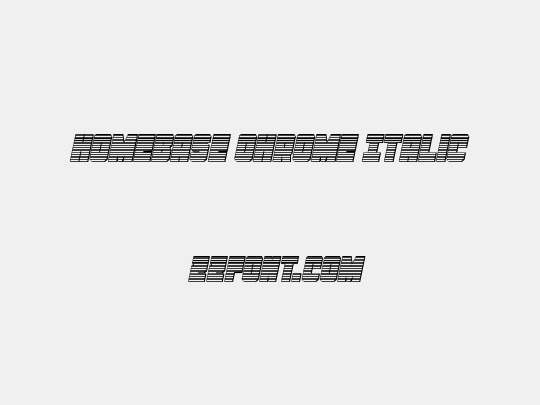 Homebase Chrome Italic