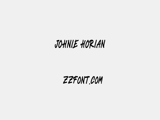 Johnie Horian