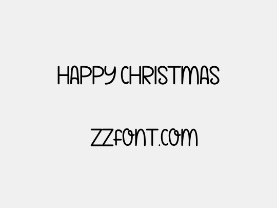 HAPPY CHRISTMAS
