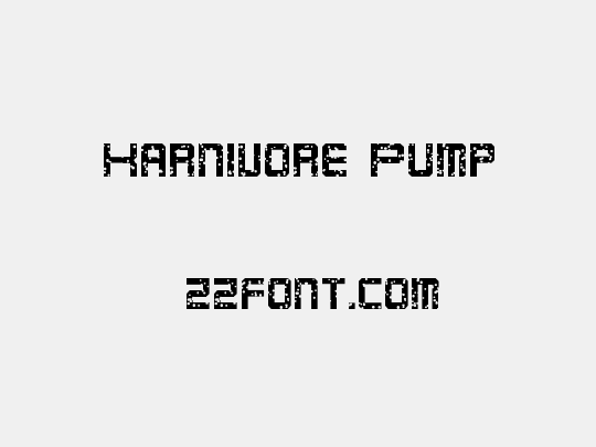Karnivore Pump
