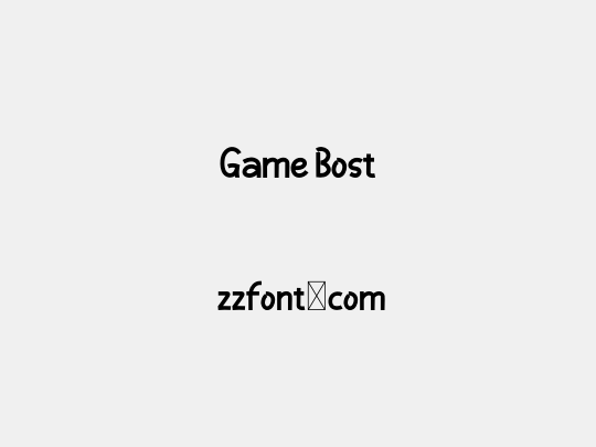 Game Bost