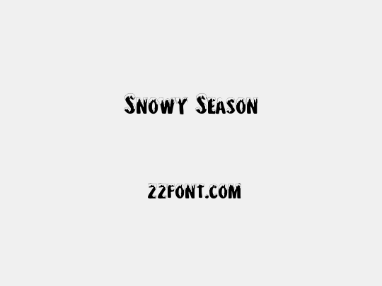 Snowy Season