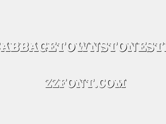 CabbagetownStoneStd