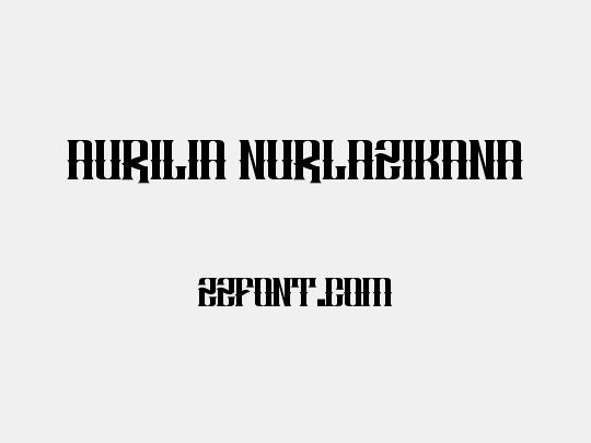 AURILIA NURLAZIKANA