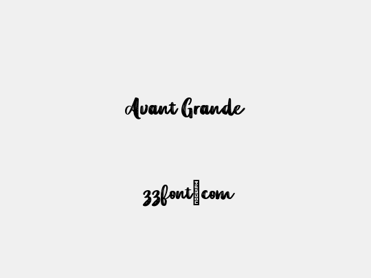 Avant Grande